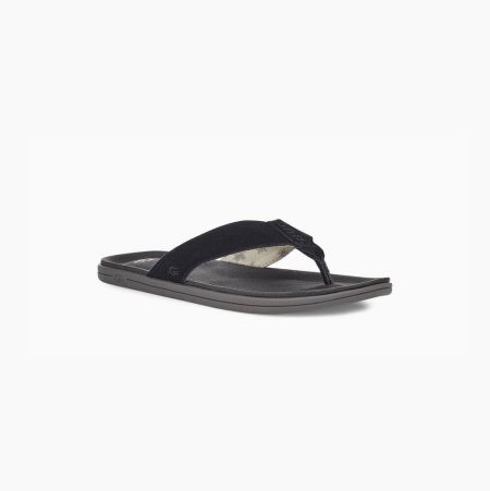 UGG Brookside Black Flip Flops for Men (QASV45793)